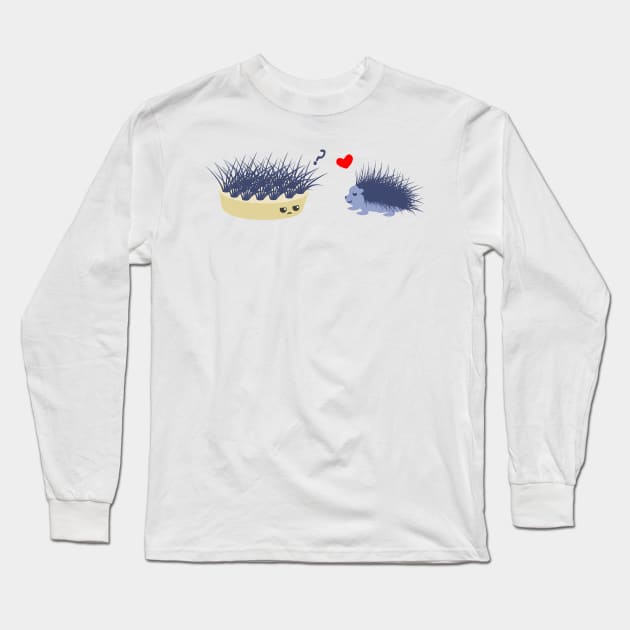 Love at first sight Long Sleeve T-Shirt by DAMIANDN